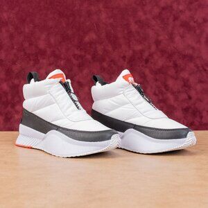 Sorel Women Out N About III Puffy Zip Waterproof White Snow Boots Sz 6US EUR37